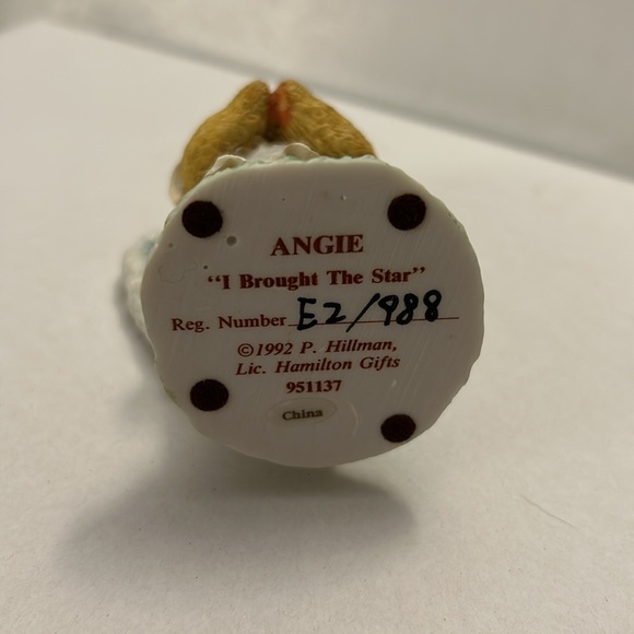 Cherished Teddies Angie I Brought The Star Figure w/ box CT1 - Picture 4 of 4